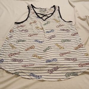Torrid avengers tank nwot 0x